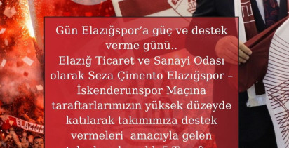 İdris Alan'dan Elazığspor Taraftarlarına Destek