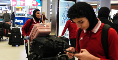 İran Kadın Futbol Takımı Türkiye'ye Varış Yaptı