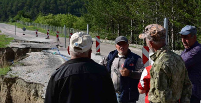 Kastamonu'daki Heyelanlar Köylüleri Tedirgin Ediyor
