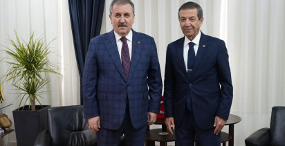 KKTC Dışişleri Bakanı Ertuğruloğlu ve Destici'nin Buluşması