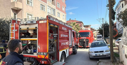 Kocaeli'de 5 Katlı Binada Yangın Çıktı