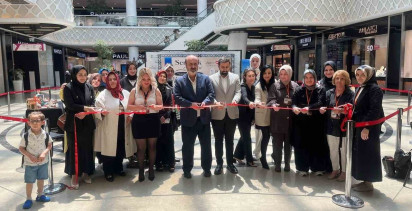 Kursiyerlerin seramik ürünleri görücüye çıktı