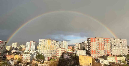 Kurtalan'da Gökkuşağı Görsel Şölen Sunuyor