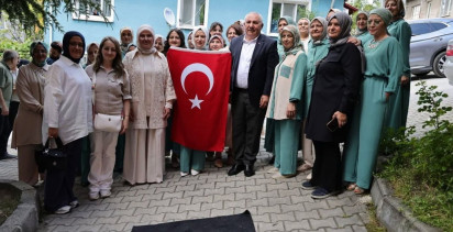 Kütahya'da kursiyerlerin el emeği eserleri sergilendi