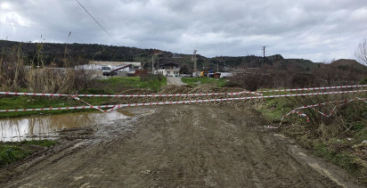 Manisa'da Aşırı Yağışlar Taşkın Kontrol Tesisini Yıktı
