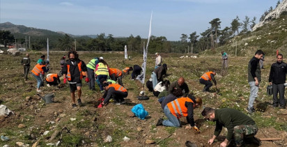 Marmaris'te Ormanın Yeniden Canlanması İçin Fidan Dikimi