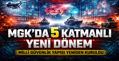 MGK’da 5 katmanlı yeni dönem: Milli güvenlik tanımı genişledi, yapı yeniden kuruldu