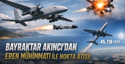 Milli Güç AKINCI’dan Bir İlk Daha: EREN Mühimmatıyla Hava-Hava Başarısı