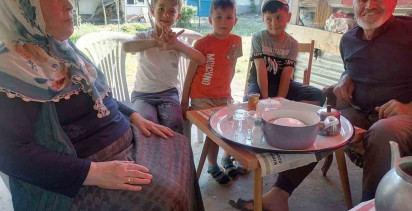 Minik kalplerden vefa dolu ziyaret