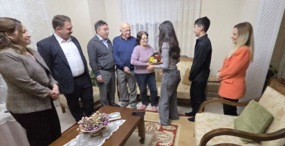 Muğla'da Liseli Gençlerden Muharip Gazilere Vefa Ziyareti