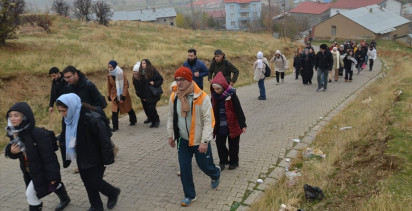 Muş'ta Doğa Yürüyüşü Heyecanı