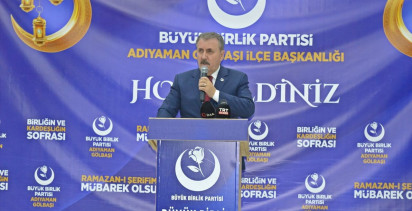 Mustafa Destici, Adıyaman'da İftar Programına Katıldı