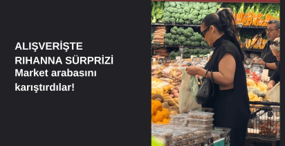 Rihanna'nın Market Sepeti Olay Oldu!