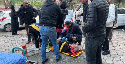 Samsun'da Genç Sürücünün Kaza Anı: 1 Yaralı