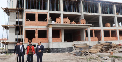 Tavşanlı'da Yeni Okul İnşaatı İncelemeleri