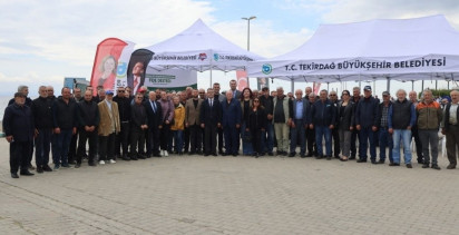 Tekirdağ'da Çiftçilere Yazlık Sebze Fidesi Dağıtıldı