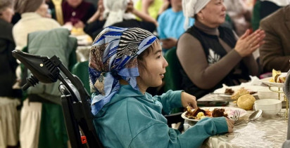 TİKA, Kazakistan'da 500 Kişilik İftar Sofrası Kurdu