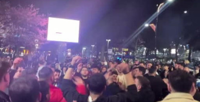 Trabzonspor Taraftarından Gala Kutlaması