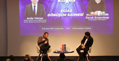 Türkiye Bilişim Vakfı Başkanı Eczacıbaşı, İzmir'deki Dönüşüm Sahnesi'ni Ziyaret Etti