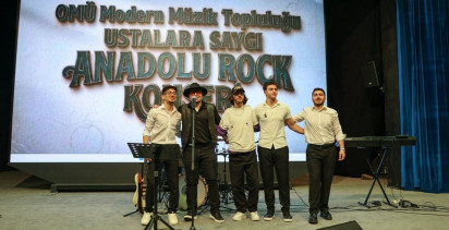 Ustalara Saygı Anadolu Rock Konseri OMÜ'de Gerçekleşti
