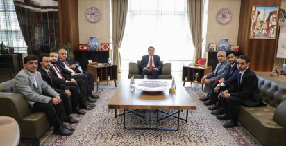 Yemenli heyet Kütahya’da valilikte kabul edildi