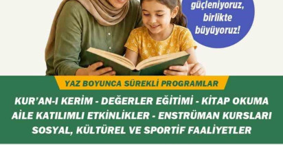 Yeşilyurt'ta 'Birlikte okuyoruz, birlikte eğleniyoruz' etkinlikleri başlıyor