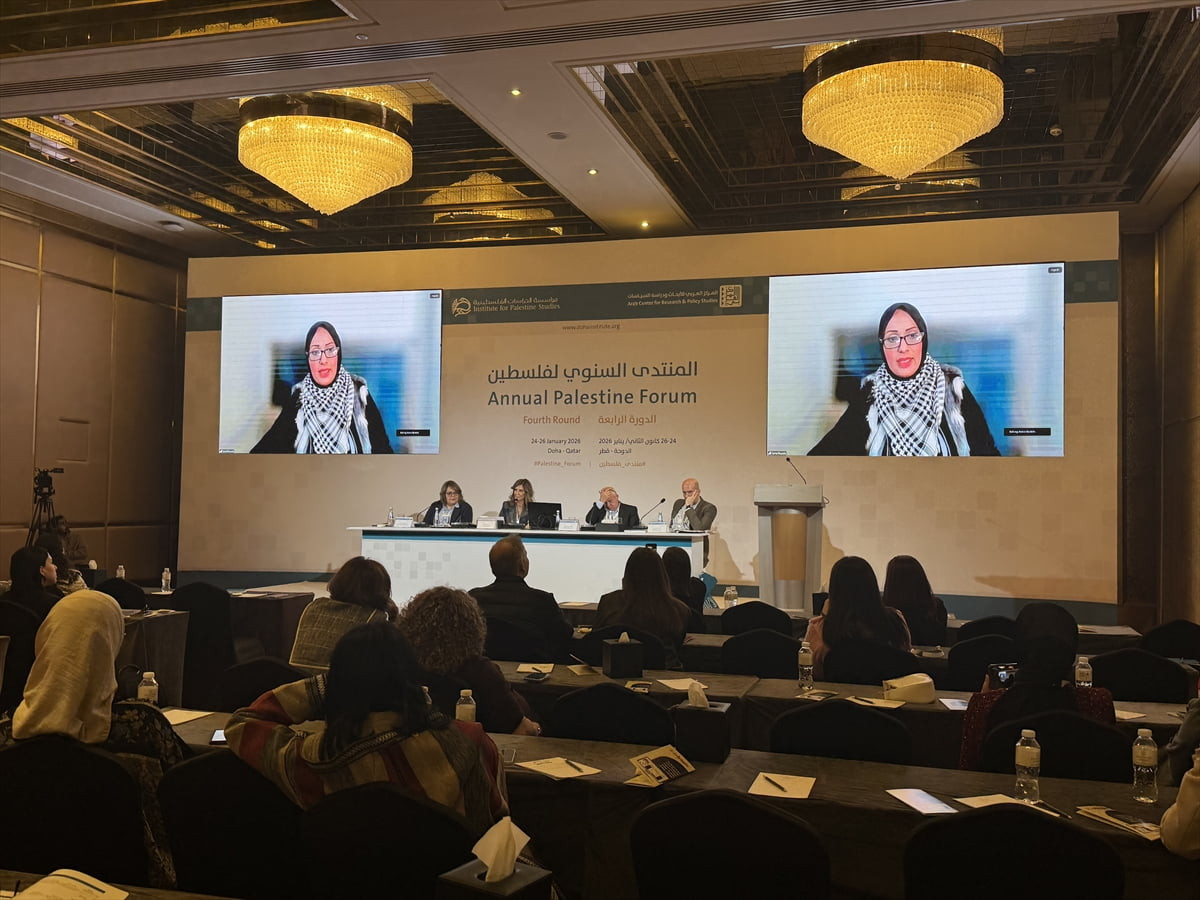 
Katar'ın başkenti Doha'da düzenlenen 4. Yıllık Filistin Forumu'nda İsrail'in saldırıları...