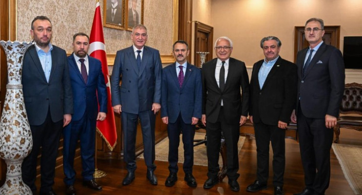 Abhaz Federasyonu yeni yönetimi Kocaeli Valisi Aktaş’ı ziyaret etti