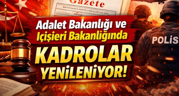 Adalet ve İçişleri Bakan Yardımcılıklarına yeni atamalar