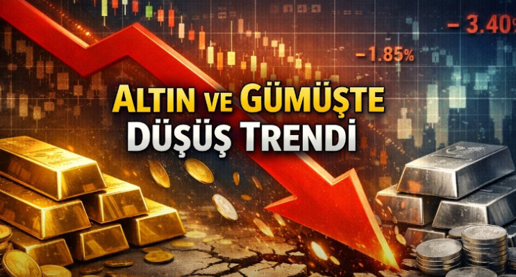 Altın ve Gümüşte Sert Düşüş