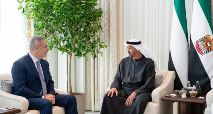 Bakan Fidan, BAE Devlet Başkanı Al Nahyan ile görüştü