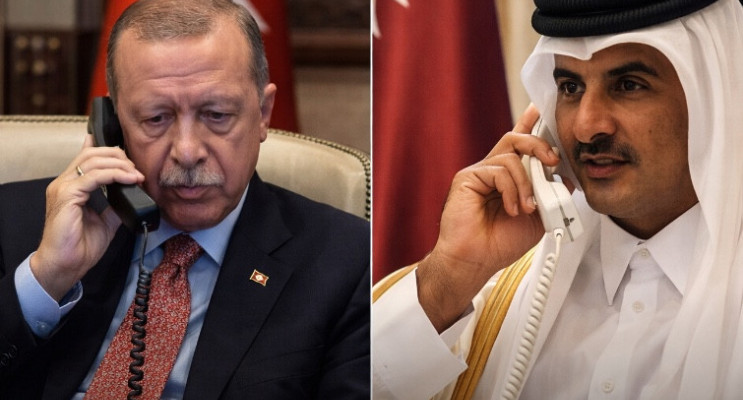 Cumhurbaşkanı Erdoğan, Katar Emiri Al Sani ile görüştü