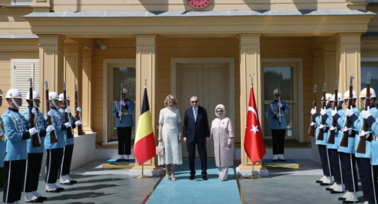 Cumhurbaşkanı Recep Tayyip Erdoğan, Belçika Kraliçesi Mathilde İle Vahdettin Köşkü’nde Bir Araya Geldi