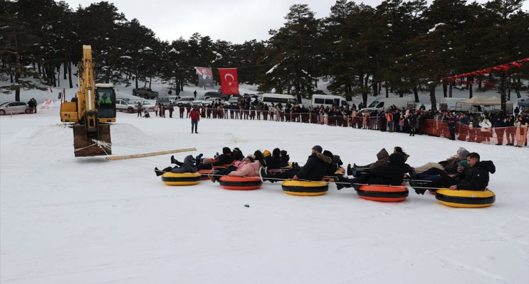 Eğriçimen Yaylası'nda Kış Festivali Coşkusu