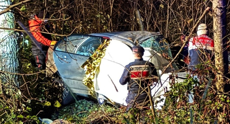 Giresun'da Devrilen Araçta Bekçi Hayatını Kaybetti