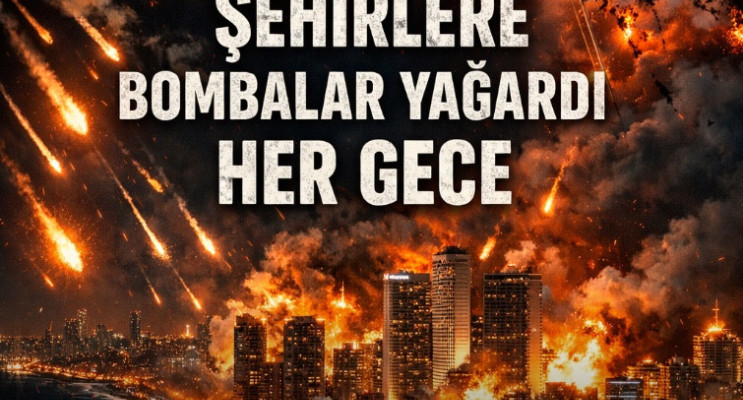 İran Tel Aviv’i Füzelerle Aydınlatıyor
