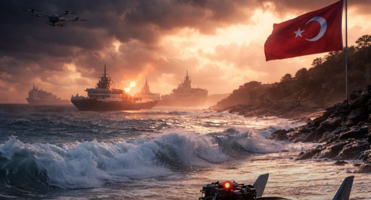 Karadeniz’de tehlikeli eşik: ABD yapımı mühimmat yüklü deniz aracı Türkiye kıyısına vurdu