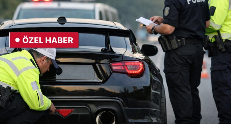 Modifiyeli Araçlara Ceza Kapıda