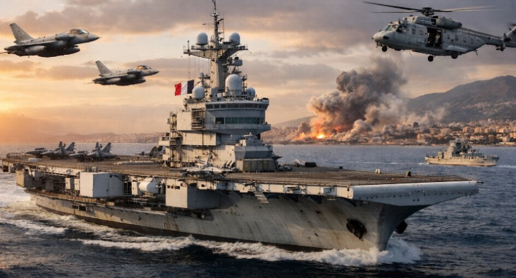 Orta Doğu Ateşi Avrupa’ya Sıçrıyor: Fransa Charles de Gaulle’ü Doğu Akdeniz’e Sevk Etti