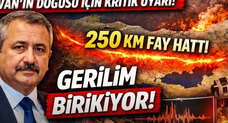 Prof. Dr. Kutoğlu’ndan Van’ın doğusu için kritik uyarı: “250 km’lik hatta gerilim birikiyor”