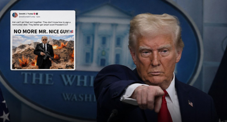 Trump’ın İran mesajı içeren sosyal medya paylaşımı gündem oldu.