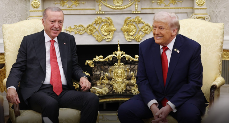 Trump'tan canlı yayında Erdoğan'a övgü: "Harika bir lider"