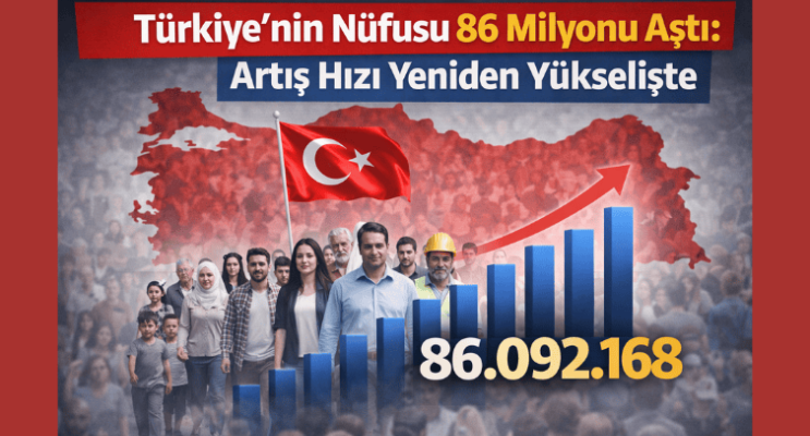 Türkiye’nin Nüfusu 86 Milyonu Aştı: Artış Hızı Yeniden Yükselişte