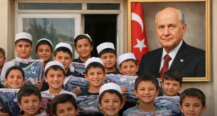 Türkmen yetimlerden Devlet Bahçeli’ye duygulandıran teşekkür