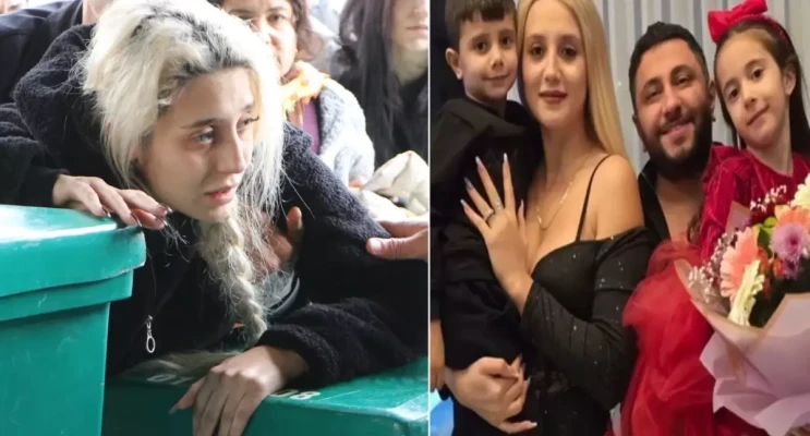 Youtuber babalarının öldürdüğü kardeşler yan yana toprağa verildi! Annenin feryadı yürek dağladı