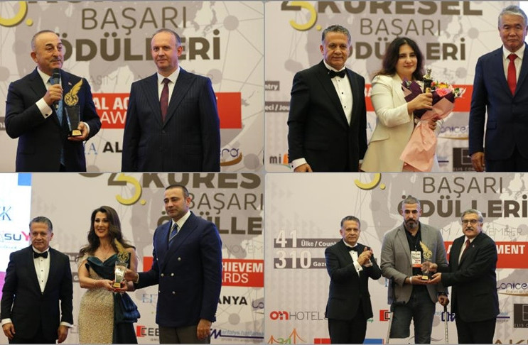 “5. Küresel Başarı Ödülleri” ve “İsmail Gaspıralı Onur Ödülleri” Alanya’da Sahiplerini Buldu