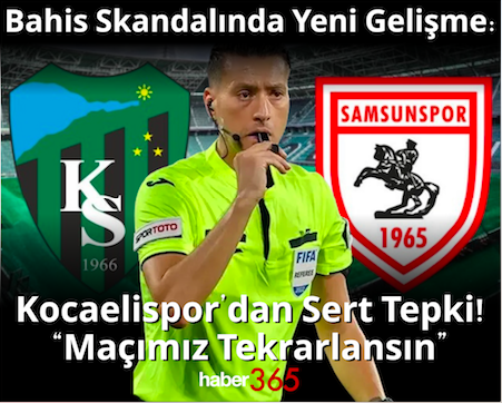 Bahis Skandalında Yeni Gelişme: Kocaelispor’dan Sert Tepki! “Maçımız Tekrarlansın”