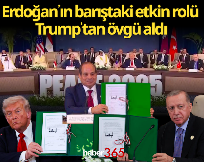 Mısır’da tarihi zirve! Erdoğan’ın barıştaki etkin rolü Trump’tan övgü aldı