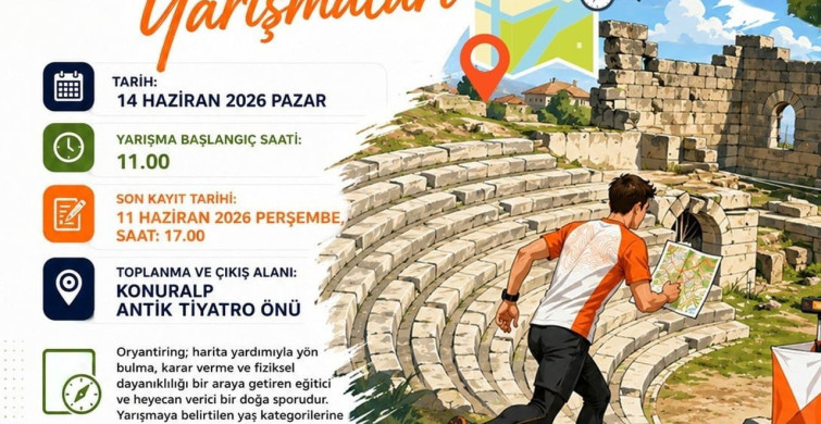 1. Konuralp Gazi Oryantiring Yarışması Başlıyor