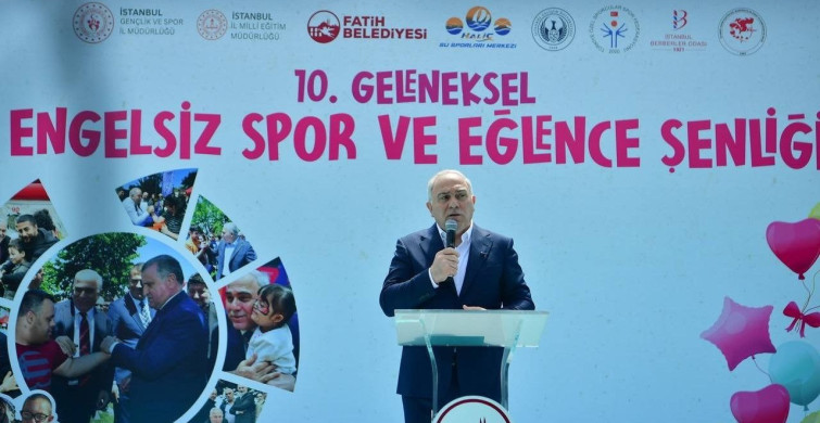 10. Geleneksel Engelsiz Spor ve Eğlence Şenliği Fatih’te Yapıldı